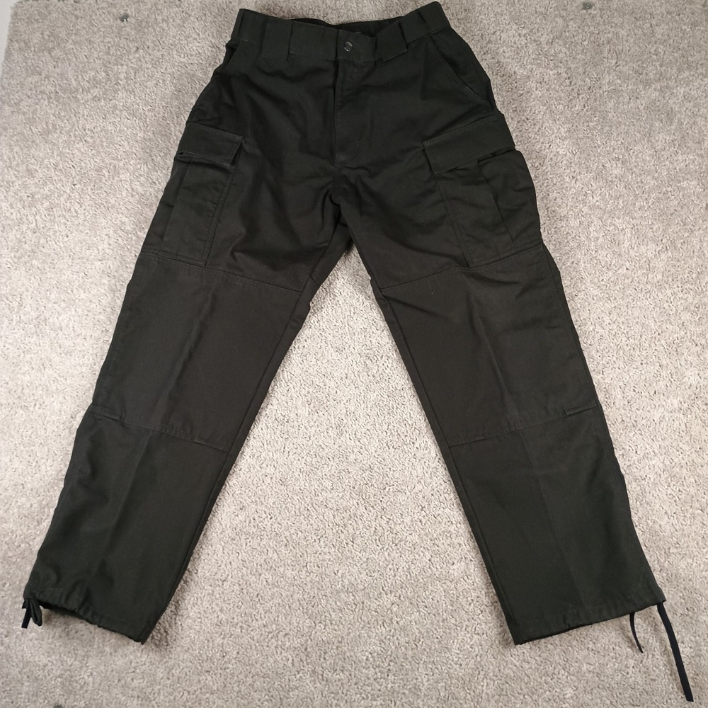 5.11 Tactical Reinforced Seat Cargo Pants Mens M Black Ripstop Short Utility